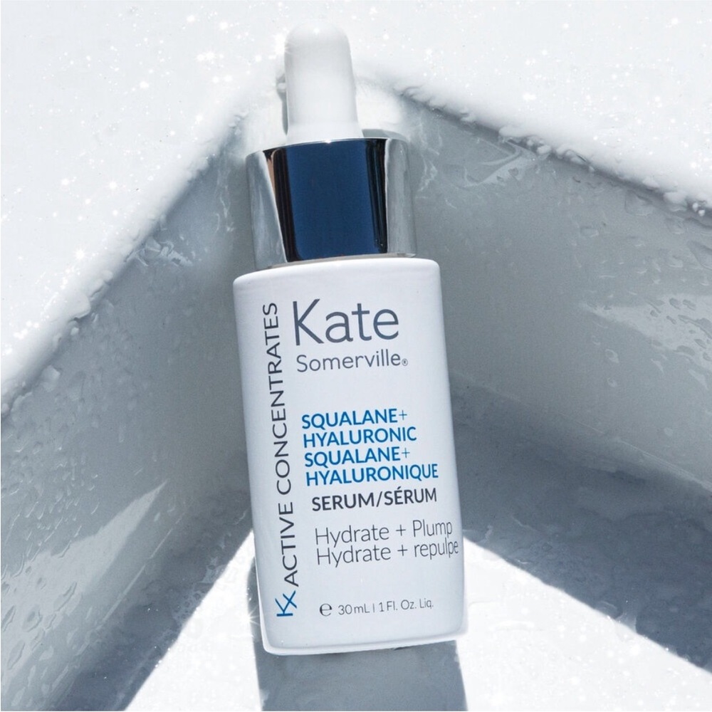 Kate Somerville KX CONCENTRATES SQUALANE + HYALURONIC SERUM HYDRATE & PLUMP -NIB